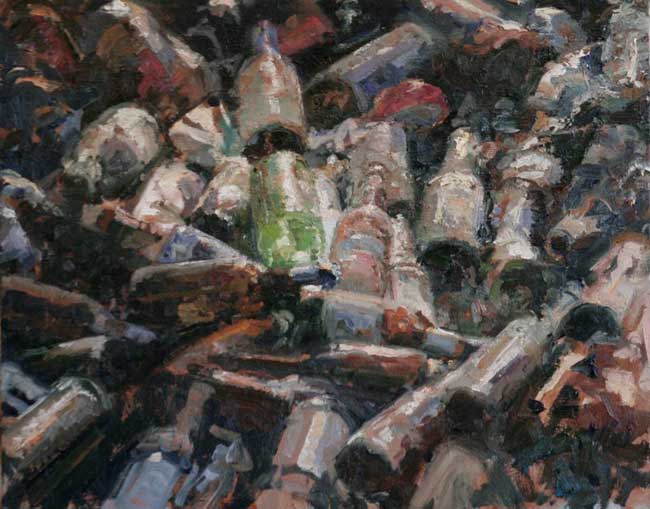 Michael Kareken Scrap Bottle Study - detail