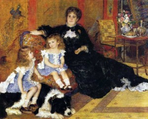 Auguste Renoir, Madame-Charpentier and Her Children, 1878 Metropolitan Museum of Art