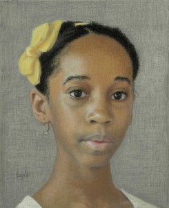 Portrait of the Young Artist Marela Alvarez, 11 1/4 x 9 1/4 in.