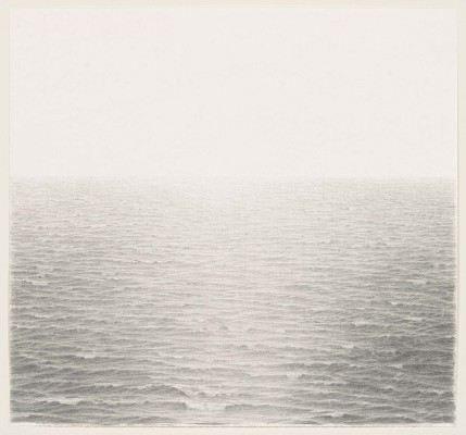  "Sea," 2012 pencil on paper 16 3/4 x 18 in.