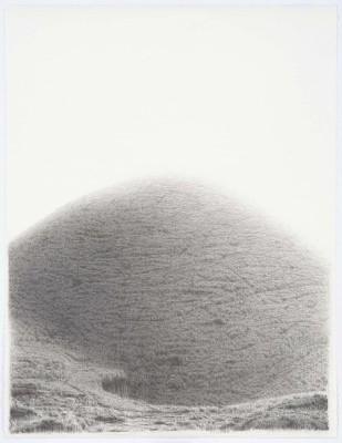 "Round Hill," 2013–2015 pencil on paper 55 3/4 x 42 3/4 in.