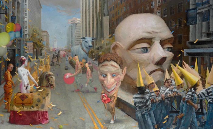 Parade, 2015 Oil on linen, 78" x 126"