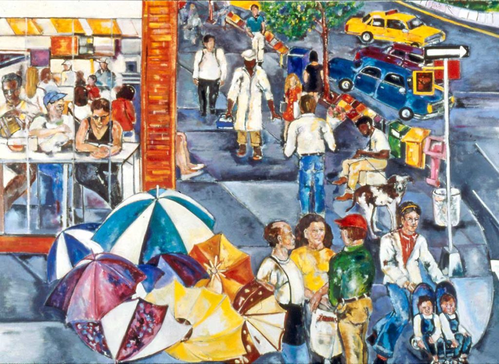 Mari Lyons Memorial Exhibition: The Vital Street - Painting Perceptions